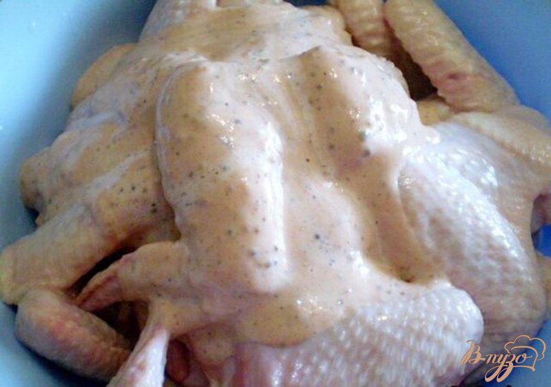 Фото приготовление рецепта: Куриные крылья на кефире шаг №3