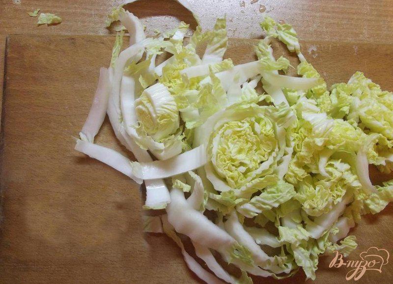 Фото приготовление рецепта: Овощной салат с фетой шаг №1