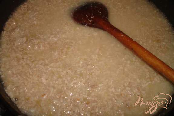 Фото приготовление рецепта: Бухарский рис с зеленью и говядиной шаг №3