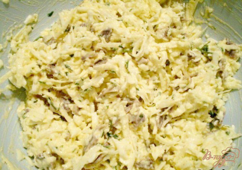 Фото приготовление рецепта: Салат из желудков с черной редькой шаг №3