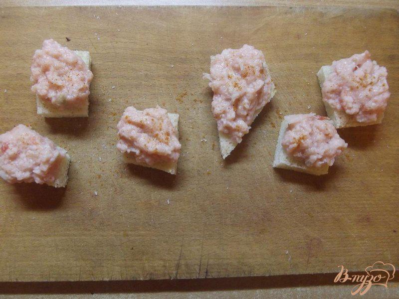 Фото приготовление рецепта: Тарталетки с пастой из кальмара шаг №7