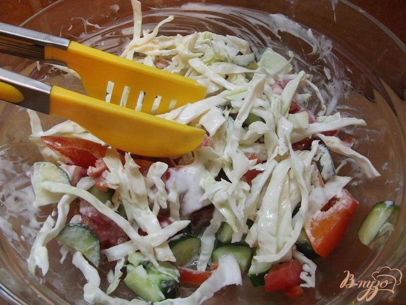 Фото приготовление рецепта: Салат из капусты шаг №6