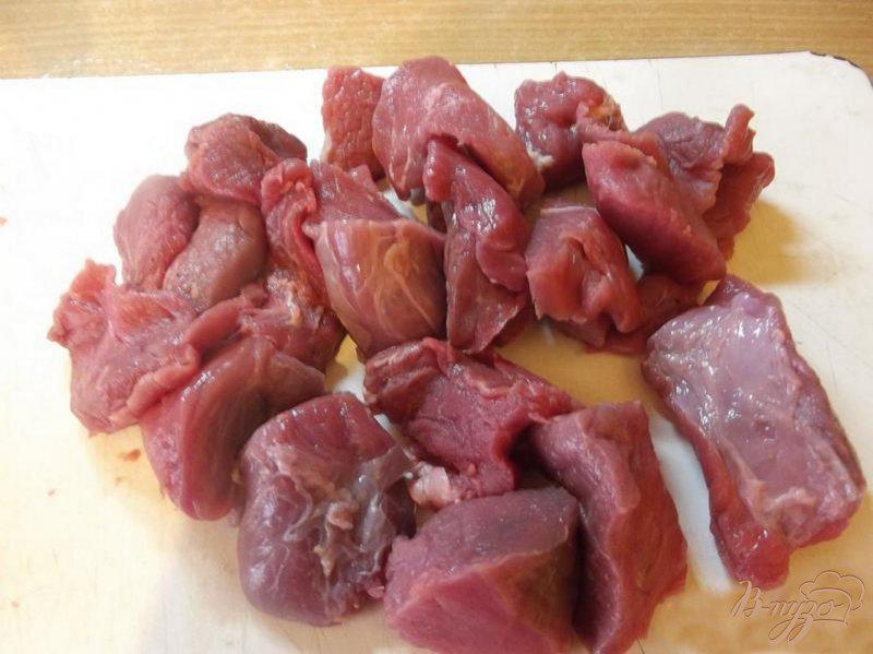 Фото приготовление рецепта: Рагу мясное с тыквой шаг №1