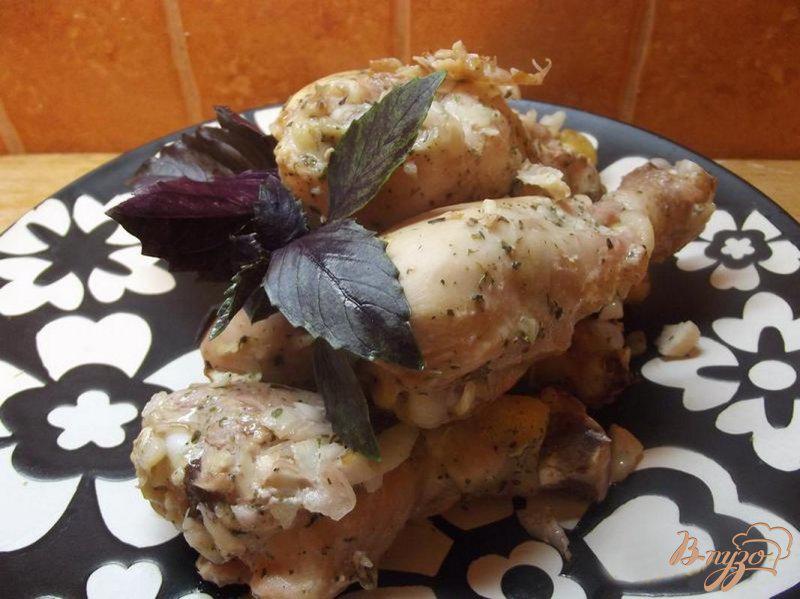 Фото приготовление рецепта: Куриные ножки в кефирном маринаде шаг №6