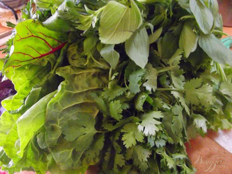 Фото приготовление рецепта: Салат из листовой свеклы шаг №1