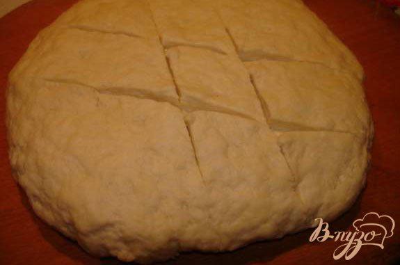Фото приготовление рецепта: Хлеб для лентяйки в кастрюле (Содовый хлеб) шаг №4