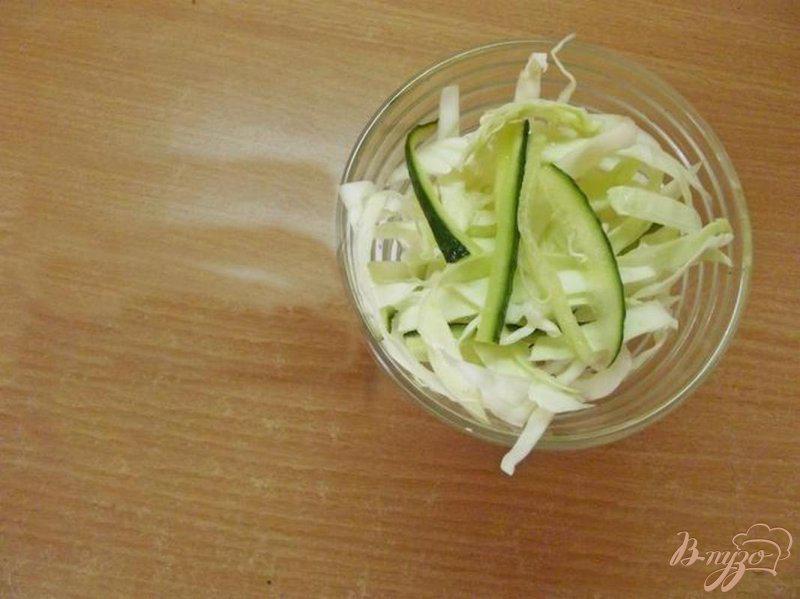 Фото приготовление рецепта: Французский капустный салат шаг №3