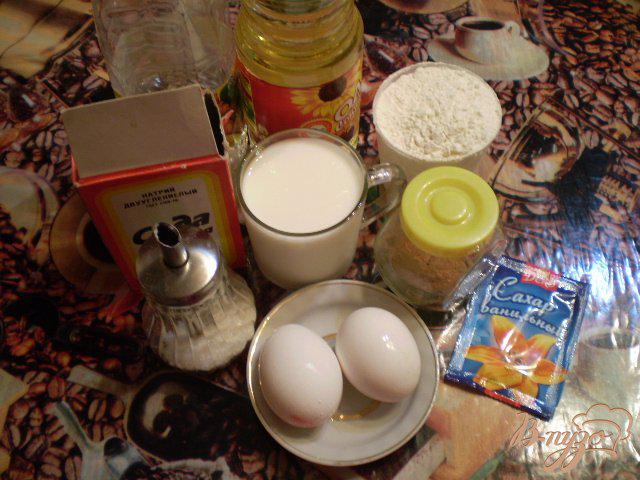 Фото приготовление рецепта: Молочные оладьи шаг №1