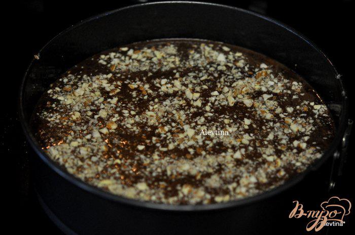Фото приготовление рецепта: Шоколадный миндальный торт шаг №6