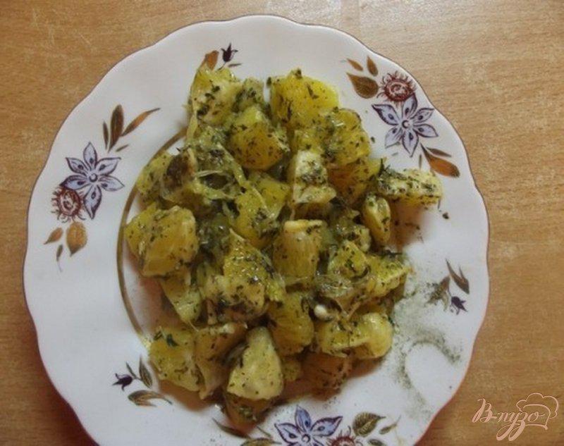 Фото приготовление рецепта: Зразы из картофеля с апельсином шаг №4