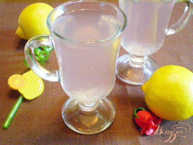 Фото приготовление рецепта: Лимонный компот с суданской розой шаг №4
