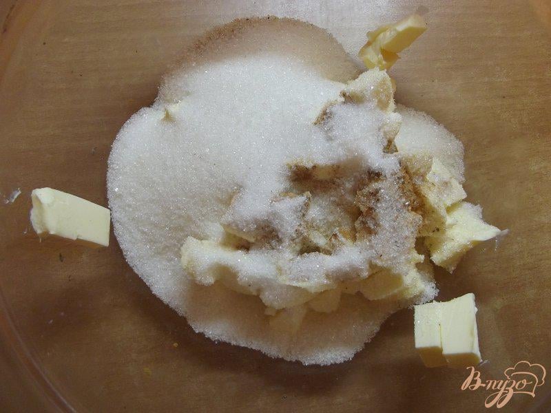 Фото приготовление рецепта: Пирог с банановым кремом шаг №3