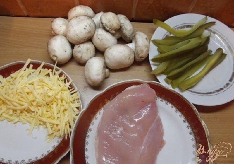 Фото приготовление рецепта: Куриная шаурма с картофелем и грибами шаг №1