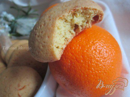 Фото приготовление рецепта: Апельсиновые коржики шаг №7