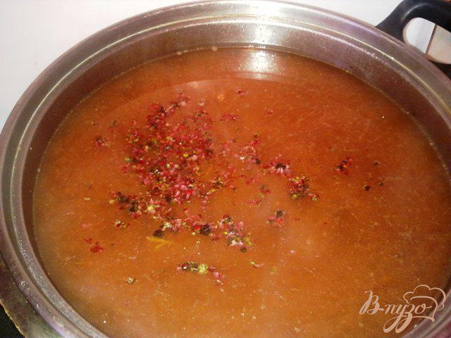 Фото приготовление рецепта: Суп  томатный с чечевицей шаг №7
