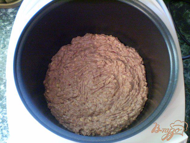Фото приготовление рецепта: Овсяный пирог со сливовым вареньем шаг №6