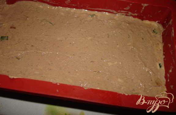 Фото приготовление рецепта: Полосатый печеночный паштет из куриной (индющиной) печени с сыром шаг №5
