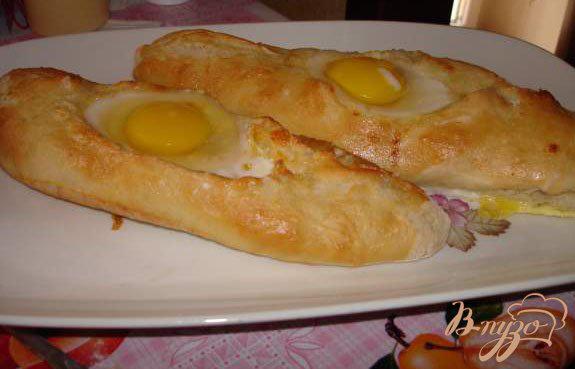Фото приготовление рецепта: Аджарские хачапури (с яйцом и без него) шаг №3