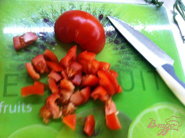 Фото приготовление рецепта: Салат «Красный + Зеленый» шаг №4