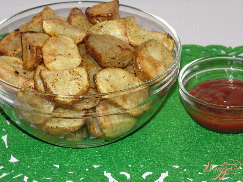 Фото приготовление рецепта: Запеченный картофель со специями шаг №4