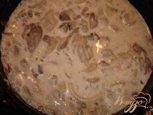 Фото приготовление рецепта: Грибы  (Вешенка) в сметанном соусе с 3 видами лука шаг №1
