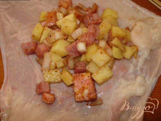 Фото приготовление рецепта: Кафтанчики с картошкой шаг №6