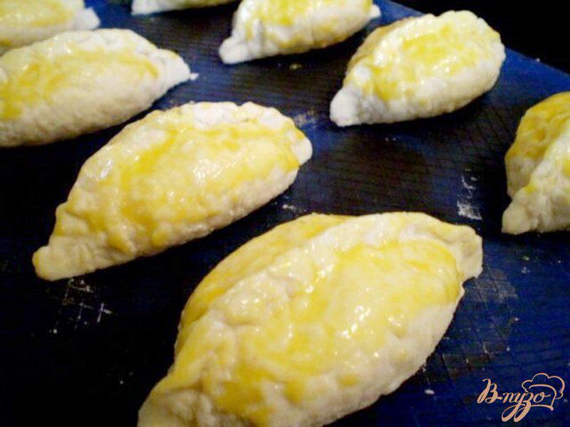 Фото приготовление рецепта: Печенье с творогом и бананом шаг №6