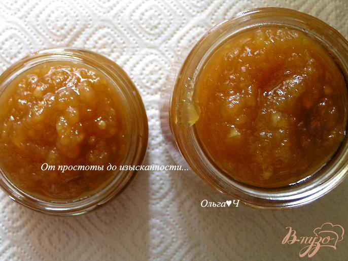 Фото приготовление рецепта: Яблочный джем с мятным сиропом (в мультиварке) шаг №5