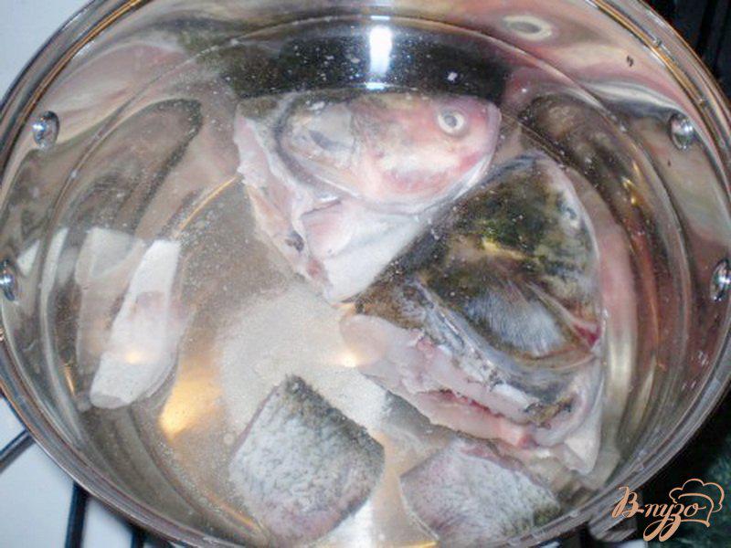 Фото приготовление рецепта: Рыбный суп с пшеном шаг №1