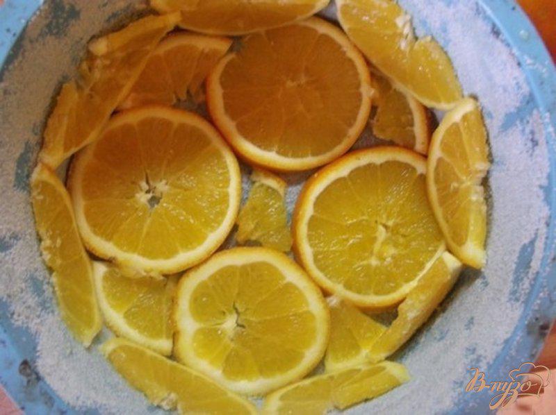 Фото приготовление рецепта: Пирог апельсиновый с миндалем шаг №6
