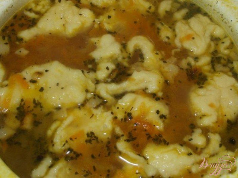 Фото приготовление рецепта: Суп с клецками шаг №9