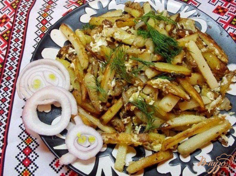 Фото приготовление рецепта: Одесский жареный картофель шаг №10