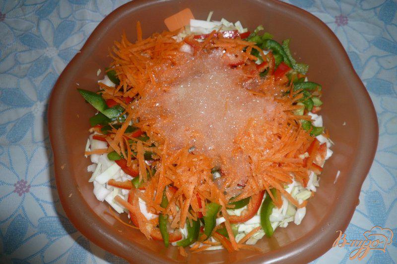 Фото приготовление рецепта: Маринованный капустный салат шаг №5