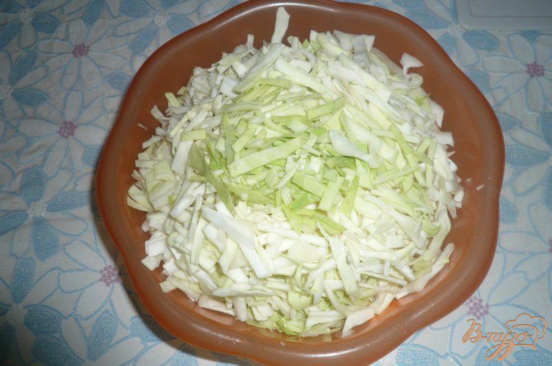 Фото приготовление рецепта: Маринованный капустный салат шаг №2