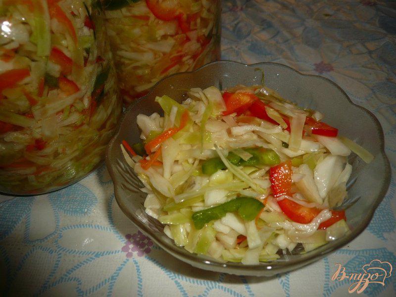 Фото приготовление рецепта: Маринованный капустный салат шаг №8