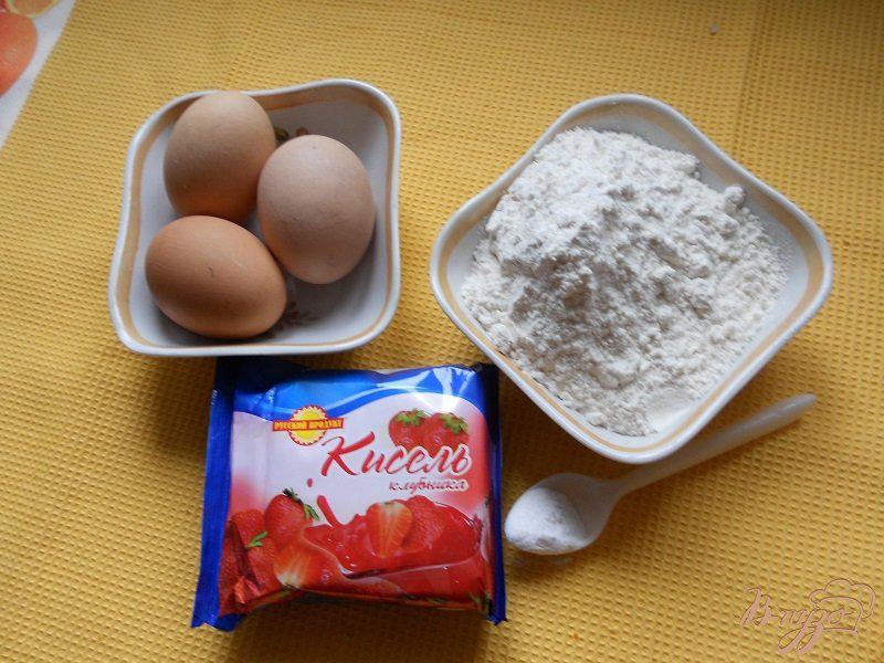 Фото приготовление рецепта: Пирог на киселе с изюмом и курагой шаг №1