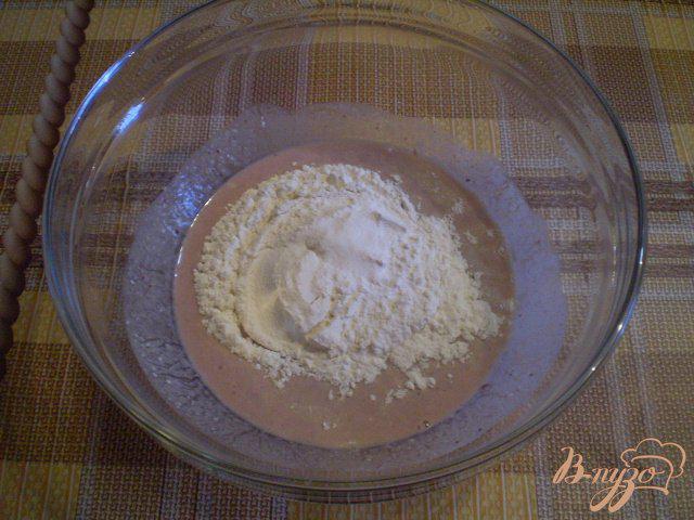 Фото приготовление рецепта: Нежные оладьи на йогурте шаг №4