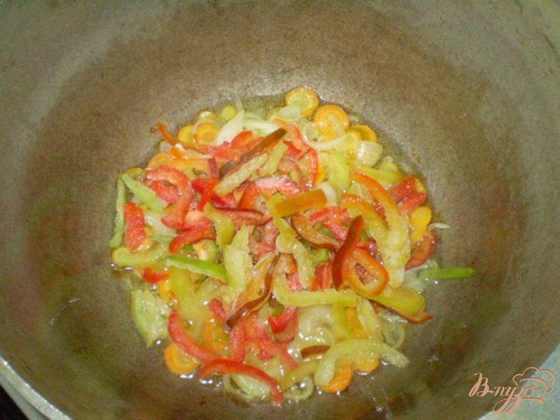 Фото приготовление рецепта: Овощи тушеные в томате шаг №2