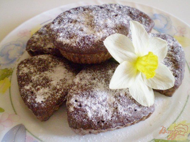 Фото приготовление рецепта: Шоколадные кексы с тыквой шаг №6