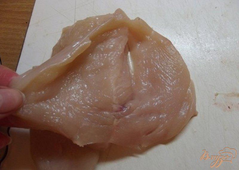 Фото приготовление рецепта: Куриная грудка запеченая с апельсином шаг №2