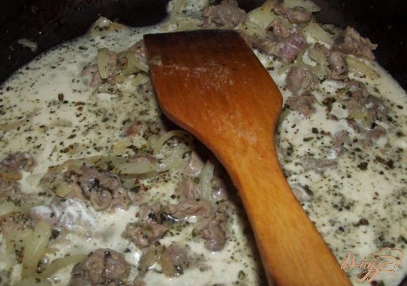 Фото приготовление рецепта: Блинчики с мясом шаг №7