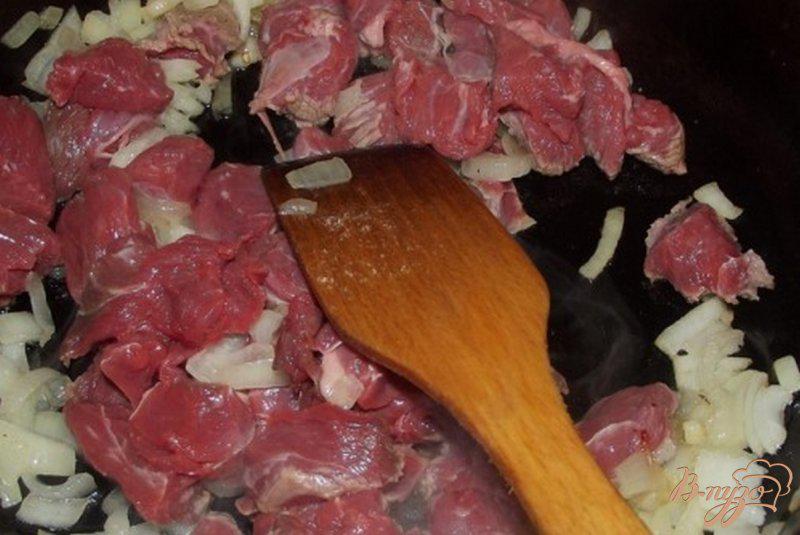 Фото приготовление рецепта: Нежное мясо с фруктами шаг №3