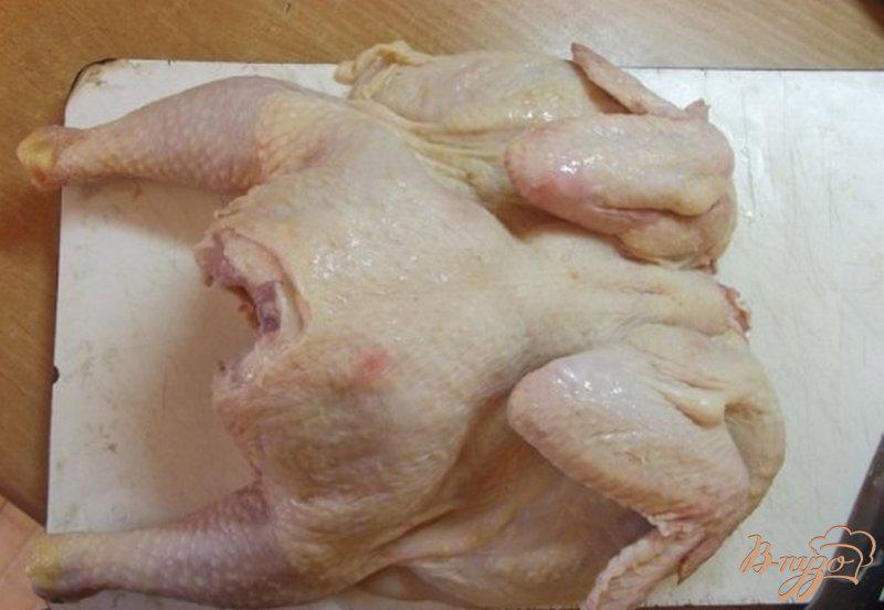 Фото приготовление рецепта: Сочный цыпленок на солевой бане шаг №1