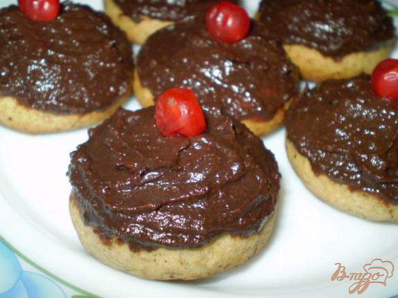 Фото приготовление рецепта: Печенье с ореховой крошкой шаг №7