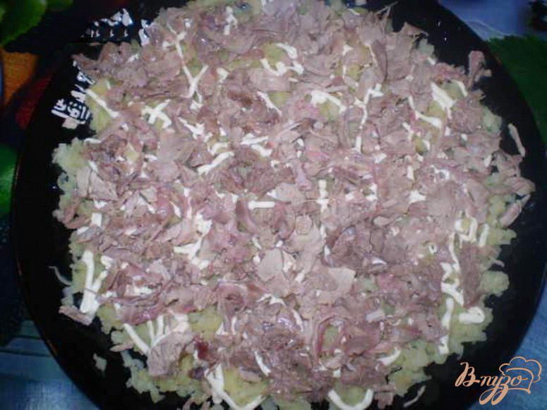 Фото приготовление рецепта: Салат из индейки с каперсами шаг №2