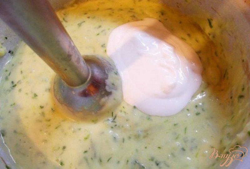 Фото приготовление рецепта: Картофельное пюре на мясном бульоне с зеленью шаг №4