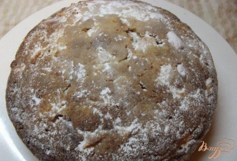 Фото приготовление рецепта: Яблочный пирог с миндалем шаг №8