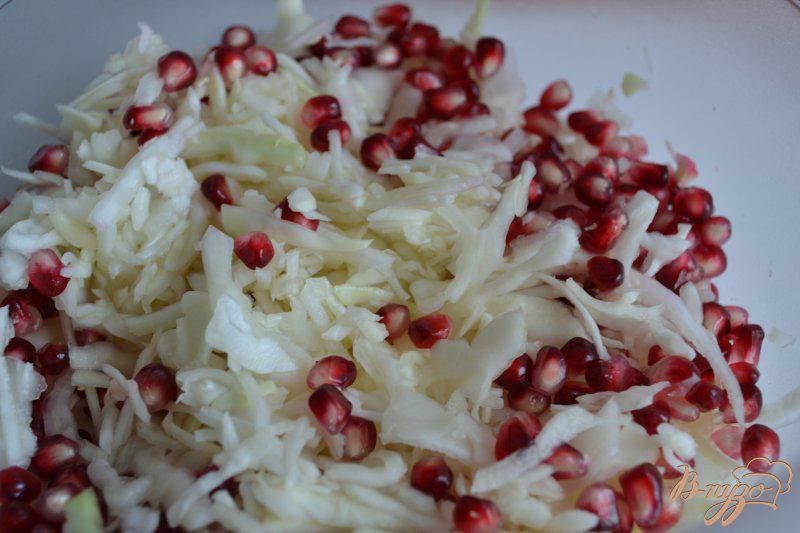 Фото приготовление рецепта: Салат из белокочанной капусты шаг №4