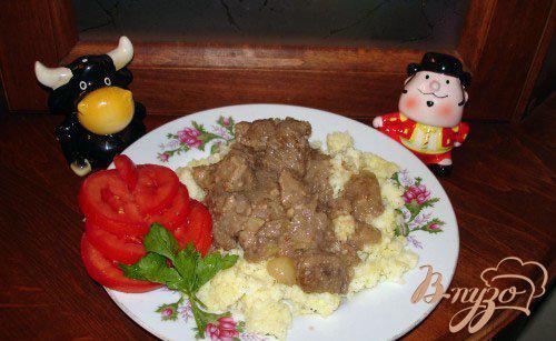 Фото приготовление рецепта: Мясо с кумкватом шаг №7