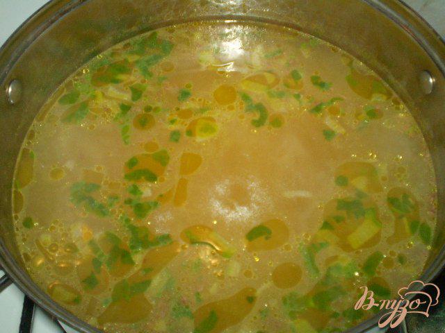 Фото приготовление рецепта: Суп гречневый с тыквой шаг №8
